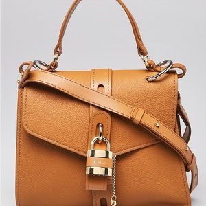 NEW Chloe Medium Aby Day Bag Cognac Sepia Brown Calfskin Handbag; Never Used